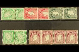 1934 COIL JOINS Vertical Pairs Of ½d, 1d And 2d, Horizontal ¦d Pair, 1½d Strip Of Four, Fine Mint. (5 Items) For More Im - Altri & Non Classificati