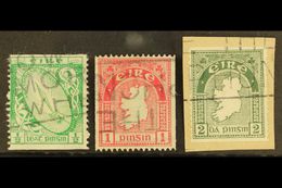 1934 COIL STAMPS ½d, 1d And 2d, SG 71a, 72c, 74a, Fine Slogan Cancels Used. (3) For More Images, Please Visit Http://www - Sonstige & Ohne Zuordnung