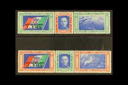 1933 North Atlantic Air Cruise Pair, I - BIAN, Sass S1509, Very Fine Mint. (2 Strips) For More Images, Please Visit Http - Unclassified