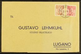 CAMPIONE 1944 (20 May) 10c And 20c Perf 11½, Sass 2a/3a, Very Fine Used On Printed Envelope Tied By Crisp FDI Cds. The E - Non Classés