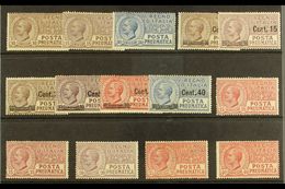 PNEUMATIC POST 1913-1928 Complete Run (SG PE96/98, 165/70 & 191/95) Fine Fresh Mint. (14 Stamps)  For More Images, Pleas - Sin Clasificación