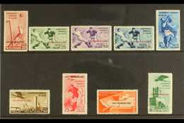 AEGEAN ISLANDS 1934 World Cup Football Championship (Postage And Air) Complete Set, Sass S. 14, Very Fine NEVER HINGED M - Other & Unclassified