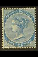 1883-97 1d  Blue, SG 17, Mint With Good Colour And Large Part Gum, Two Shorter Perfs.  For More Images, Please Visit Htt - Giamaica (...-1961)