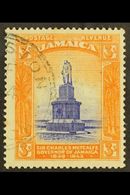 1919-21 3s Violet-blue And Orange, Watermark Mult Crown CA, SG 87, Fine Used. For More Images, Please Visit Http://www.s - Jamaïque (...-1961)