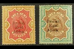 1895 "UPU" OVERPRINTS 2r Carmine And Yellow Brown And 3r Brown And Green Overprinted With Smaller "UPU" Overprints, (See - Vide