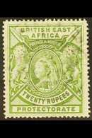 1897-03 20r Pale Green, SG 98, Used With Light Indistinct Circular Cancellation. For More Images, Please Visit Http://ww - Vide