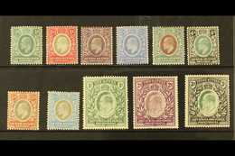 1904-07 (Mult Crown CA) KEVII Set To 3R, SG 17/28, Fine Mint. Fresh And Attractive! (11 Stamps) For More Images, Please  - Vide