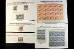 1938-54  KING GEORGE VI DEFINITIVES A Mostly Mint Or Never Hinged Mint Assembly Of Blocks, Pairs, And Singles Extracted  - Vide