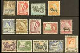 1954-59 Definitive Set, SG 167/80, Never Hinged Mint (14 Stamps) For More Images, Please Visit Http://www.sandafayre.com - Vide