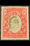 EAST AFRICA & UGANDA 1903 5r Grey And Red, Ed VII, SG 13, Very Fine And Fresh Mint. For More Images, Please Visit Http:/ - Vide