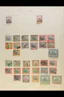 FEDERATED MALAY STATES Old Time Mint And Used Collection On Pages Which Includes 1900 10c On Negri Mint, 1900-01 To $5 E - Andere & Zonder Classificatie