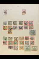 FEDERATED MALAY STATES Old Time Mint And Used Collection On Pages Which Includes 1900 10c On Negri Mint, 1900-01 To $5 E - Altri & Non Classificati