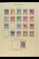 MALACCA 1949-1968 FINE USED COLLECTION Presented On Album Pages. Includes 1949-52 KGVI Definitive Range With Most Values - Altri & Non Classificati