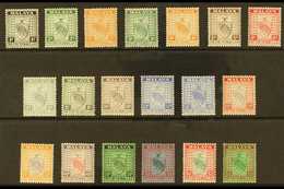 NEGRI SEMBILAN 1935-41 Arms Complete Set, SG 21/39, Fine Mint, Very Fresh. (19 Stamps) For More Images, Please Visit Htt - Andere & Zonder Classificatie