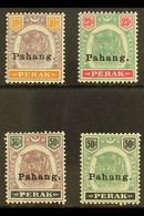 PAHANG 1898 "Tiger" Set To 50c, SG 19/22, Very Fine And Fresh Mint. Trivial Gum Faults On 50c, Brilliant Colours.  (4 St - Andere & Zonder Classificatie