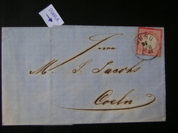 GERMANY - LETTER SENT FROM MURG TO COELN IN (?) IN THE STATE - Covers & Documents