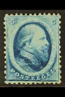 1864 5c Blue (NVPH 4, SG 8) Mint, Regummed But Terrific Appearance. For More Images, Please Visit Http://www.sandafayre. - Altri & Non Classificati