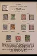 POSTMARKS - SMALL ROUND CANCELS SUB POST OFFICES " Hulppostkantoren Kleinrondstempels" COLLECTION, Cancels Chiefly On 19 - Altri & Non Classificati