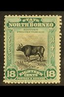 1909 18c Blue Green And Black Banteng, SG 175, Fine And Fresh Mint. Elusive Stamp. For More Images, Please Visit Http:// - Borneo Septentrional (...-1963)