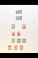 1902-1929 FINE MINT COLLECTION On Leaves, Inc 1902 To 2½d (x2), 1903 Set, 1914-15 Set, 1917-20 Recess Set With Most Perf - Penrhyn