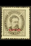 AZORES 1882-87 500r Black Perf 12½, SG 128, Afinsa 56, Fine Mint For More Images, Please Visit Http://www.sandafayre.com - Sonstige & Ohne Zuordnung