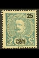 LOURENCO MARQUES 1898-1901 25r Blue-green "Carlos" Perf 12½, SG 52, Mint Without Gum As Issued For More Images, Please V - Autres & Non Classés