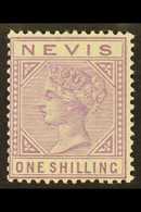 1890 1s Pale Violet, SG 34, Superb Never Hinged Mint.  For More Images, Please Visit Http://www.sandafayre.com/itemdetai - San Cristóbal Y Nieves - Anguilla (...-1980)