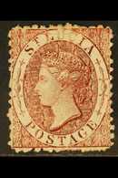 1863 (1d) Lake, Watermark Crown CC, Perf 12½, SG 5, Fine Mint. For More Images, Please Visit Http://www.sandafayre.com/i - St.Lucia (...-1978)