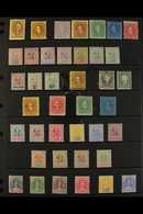 1869-1947 ALL DIFFERENT MINT COLLECTION Presented On A Series Of Stock Pages. Includes 1869-75 Complete, 1888-97 No Wmk  - Sarawak (...-1963)