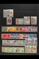 1953-90 USED HOARD A Used Accumulation On Stock Pages With Many Complete Sets, Values Seen To $5 & $10 Denominations, Po - Singapur (...-1959)