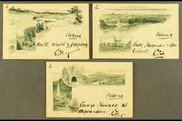 TRANSVAAL 1902 Group Of Three Different Pictorial Postcards, Each Numbered And Addressed To Pretoria, Each Posted Withou - Zonder Classificatie
