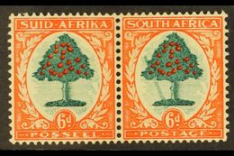 1933-48 6d Green & Vermilion, Type I, FALLING LADDER Variety, SG 61a, Mint. For More Images, Please Visit Http://www.san - Ohne Zuordnung