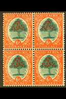 1933-48 6d Green & Vermilion, Die II, BLOCK OF FOUR, SG 61c, Never Hinged Mint. For More Images, Please Visit Http://www - Sin Clasificación