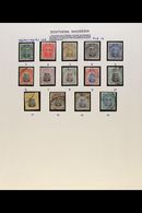 1924-64 FINE USED COLLECTION Neatly Assembled On Album Pages, We See An Almost Complete Run Of Basic Issues, Plus Perfs  - Zuid-Rhodesië (...-1964)