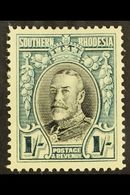 1931 1s Black And Greenish Blue, Geo V, Perf 14, SG 23b, Very Fine And Fresh Mint. For More Images, Please Visit Http:// - Southern Rhodesia (...-1964)