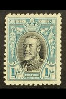 1931 1s Black And Greenish Blue, Geo V, Perf 11½, SG 23a, Very Fine And Fresh Mint. For More Images, Please Visit Http:/ - Southern Rhodesia (...-1964)