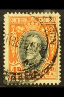 1931 4d Black And Vermilion, Geo V, Perf 14, SG 19b, Fine And Fresh Used. For More Images, Please Visit Http://www.sanda - Rhodesia Del Sud (...-1964)