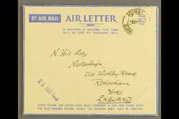 MILITARY AEROGRAMME 1944 (6 Dec) Stampless Air Letter For Christmas Post Concession Primarily For RAF Personnel, Cancell - Southern Rhodesia (...-1964)