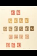 1867-95 FINE MINT COLLECTION On Album Pages, Includes 1867 1d Dull Rose (no Wmk) X2, 1873-79 1d Dullrose-lake X2 And 1d  - Turks & Caicos (I. Turques Et Caïques)