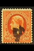 1894 50c Orange, Jefferson, No Watermark, Scott 260, Used. For More Images, Please Visit Http://www.sandafayre.com/itemd - Otros & Sin Clasificación