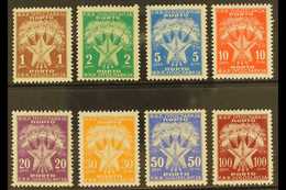 POSTAGE DUES 1951 Set Complete, SH D724/31, Very Fine Never Hinged Mint. (8 Stamps) For More Images, Please Visit Http:/ - Autres & Non Classés