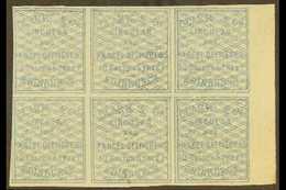 CIRCULAR DELIVERY COMPANIES CLARK & Co, EDINBURGH 1866 (¼d) Blue, SG Spec CD3, A Fine Never Hinged Mint Right Marginal B - Other & Unclassified