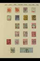 1855-1892 USED SURFACE PRINTED COLLECTION CAT 33K+. A Chiefly ALL DIFFERENT Collection, Neatly Presented On Album Pages  - Other & Unclassified