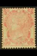 1862-64 3d Pale Carmine-rose,Wmk Emblems, SG 77, Unused Without Gum, A Couple Of Shortish Perfs But Fresh And Attractive - Other & Unclassified