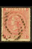 1867-83 5s Rose, Watermark Maltese Cross, Plate 2, SG 126, Good Used With Full Perfs And Light Dotted Postmark. For More - Autres & Non Classés