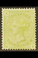 1877 4d Sage-green Plate 15, Wmk Large Garter, SG 153, Fresh Mint With Large Part Og, Great Colour & Full Perfs. Cat £16 - Other & Unclassified