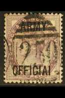 OFFICIAL ARMY OFFICIAL 1896-01 1d Lilac "OFFICIAI" Overprint Variety, SG O43a, Fine Used. For More Images, Please Visit  - Other & Unclassified