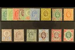1902-13 Basic Set Complete To 1s, SG 215/314, Mint (15 Stamps) For More Images, Please Visit Http://www.sandafayre.com/i - Unclassified