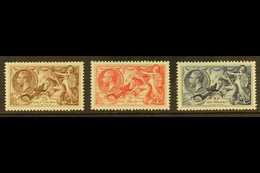 1934 Re-engraved Seahorses Set Complete, SG 450/52, Never Hinged Mint. Lovely Quality (3 Stamps) For More Images, Please - Ohne Zuordnung