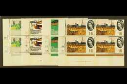 1964 Geographical Phosphor Set In Corner CYLINDER BLOCKS 4, SG 651p/4p, Never Hinged Mint (4 Blocks) For More Images, Pl - Autres & Non Classés